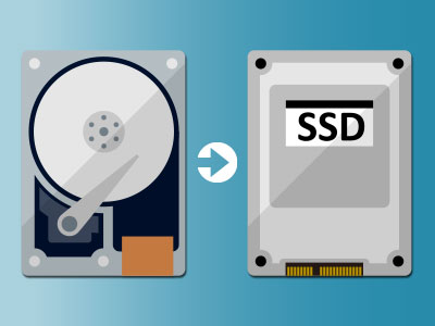 HDDのクローンをSSDで作成するイメージ画像