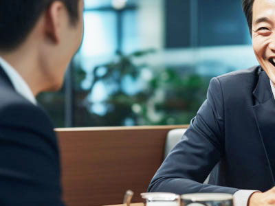 データ復旧に成功し、お客様にお喜びの声をいただいているイメージ画像